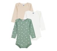 Petit Bateau - Lote de bodies de manga larga de algodón estampado de ovejas para bebé A0eek00 ropa interior día mixta bebé (juego de 3), Multicolor, 12 meses