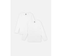Petit Bateau Lots de 2 Tee-shirts Manches Longues Blancs Garçon 8A Blanco