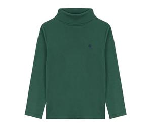 Petit Bateau Pequeño Barco bajo suéter Infantil de algodón Liso, Willow, 12 años