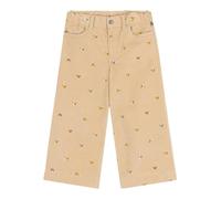Petit Bateau Pequeño Barco Pantalón Niño de Terciopelo Estampado, Cajou/Multico, 3 años