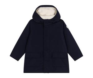 Petit Bateau Pequeño barco Parka niño medio largo liso, Smoking., 5 años