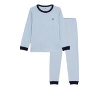 Petit Bateau Pequeño Barco Ropa Noche Niño, Adriático/Marshmallow, 6 años