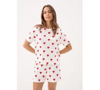 Petit Bateau A0B5V Pijacourt De Manga Corta Mujer Marshmallow/Terkuit L