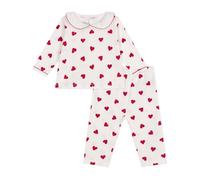 Petit Bateau Pyjama 2 Pièces Bébé Imprimé Cœurs A0drl01 Ropa Noche Bebé-Niñas (Pack de 1)