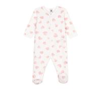 Petit Bateau Pyjama Bébé En Molleton Gratté À Col Imprimé Cœurs A0dvs04 Ropa Noche Bebé-Niñas (Pack de 1)