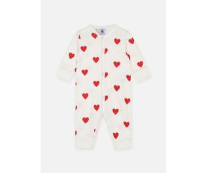 Petit Bateau Pyjama Sans Pieds à Cœurs Rouges en Coto 6M Multicolor