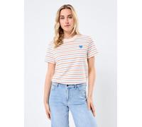 Petit Bateau T-shirt droit manches courtes col rond L Blanco