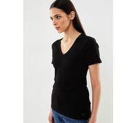 Petit Bateau T-shirt l'iconique manches courtes col V XXL Negro