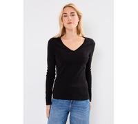 Petit Bateau T-shirt l'iconique manches longues col V L Negro