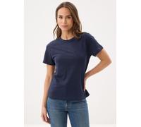 Petit Bateau T-shirt manches courtes col rond en lin L Azul