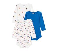 Petit Bateau X3 Bod ropa interior día mixta bebé (lote de 3), Variante 1, 18 meses
