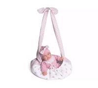Petit Blandito con Portabebé | Muñecas Antonio Juan | Suave Cuerpo de Tela 27 cm | Ref. 12441 - Colección 2024
