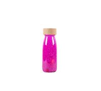 Petit Boum - Botella Sensorial Float en Color Rosa | Un Microcosmos en Cada Botella | Descubre, Escucha y Aprende | Estimulación Sensorial | Botellas Sensoriales para Niños