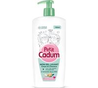 Petit Cadum - Gel de lavado para cabello y cuerpo fácil desenredante con almendra dulce orgánica