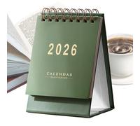 Petit Calendrier De Bureau 2025-2026 - Agenda Double Année, Planificateur Mensuel Et Hebdomadaire, Organization Maison Bureau, Support Pratique Table, Accessoire Travail Étudiant, Design Compact Éléga