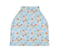 Petit Cerf Bébé Coeur Cubierta de Lactancia Materna Asiento de Bebé Cubierta de Cochecito Transpirable Carros de La Compra Cubierta para Niños Niñas