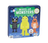PETIT COLLAGE 25 pz, Color Set de Juego magnético Mix + Match Monsters (5055923790106)