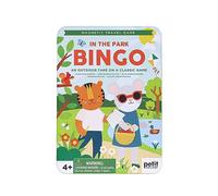 Petit Collage: Bingo magnético - In The Park | Juego de Bingo al Aire Libre, Encuentra los artículos en el Parque | Incluye Lata de Viaje para Jugar sobre la Marcha | Ideal para niños Mayores de 4