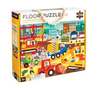 Petit Collage Floor Puzzle, Construction Site, 24-Pieces - Lar (Importación USA)