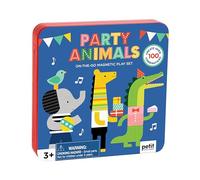 Petit Collage Party Animals On-The-Go Magnetic Play Set