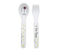 Petit Jour Paris - Juego de 2 cuberterías para manos pequeñas, color blanco