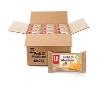 Petit LU - Petit LU moelleux nature - gâteau pour le goûter - lot de 48 paquets individuels