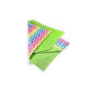 Petit Lulu Cambiador para bebés, impermeable, lavable, reutilizable, cambiador de pañales, esterilla para cambiador, cambiador para viajes, fabricado en la UE (Rainbow Flames)