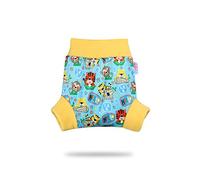 Petit Lulu - Pañales de envoltura | 5 tamaños | cambio fácil y rápido | reutilizable y lavable | resistente al agua | Fabricado en Europa azul School Jungle Talla:size M