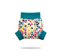 Petit Lulu Pull Up Cubierta Para Pañales de Tela | Talla XL (13 kg) | Reutilizable y Lavable (Floral Cubes)