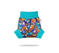 Petit Lulu Pull Up PUL - Cubrepañales (talla XXL, impermeable, para pañales, reutilizables, lavables) (erizo)