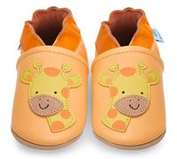 Petit Marin - Preciosos zapatos de bebé de piel suave con suela de ante - Zapatos de bebé para los primeros pasos azul jirafa Talla:12-18 meses