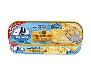 Petit Navire Ancient Mustard Mackerals Sin Sabor Añadido, 225 g