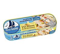 Petit Navire - Filetes de caballa aromatizante para vino - Caja de 175 g