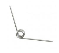 Petit ressort de torsion a inoxydable, 5 piezas resortes torsión en forma V acero inoxidable 0,35x3 mm 20 múltiples ángulos(Right,0.35x3mm 3 Laps (120°))