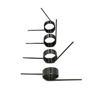 Petit ressort de torsion a inoxydable, Resortes torsión 10 piezas Tipo V 1,4 mm Diámetro del alambre 10-20 exterior 60-180 grados(1.4x14mm 9 Laps (90°))