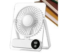 Petit Ventilateur De Bureau 1200mAh Rechargeable 100 Vitesses Affichage