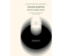 Petite complainte: Bearbeitet für Flöte und Klavier von Rien de Reede