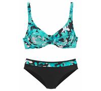 PETITE FLEUR Bikini turquesa / negro / blanco Mujer PETITE FLEUR XS-SxE turquesa / negro / blanco