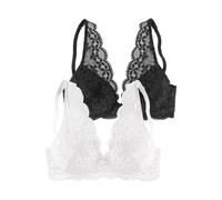 PETITE FLEUR by LASCANA Sujetador negro / blanco 80xD EUR
