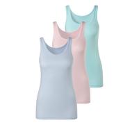 PETITE FLEUR Camiseta térmica azul ahumado / verde pastel / rosa pastel L-XL azul ahumado / verde pastel / rosa pastel
