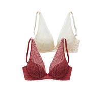 PETITE FLEUR Sujetador crema / rojo 90xA crema / rojo