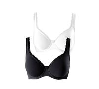 PETITE FLEUR Sujetador negro / blanco 105xE negro / blanco