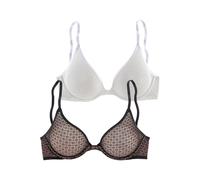 PETITE FLEUR Sujetador negro / blanco 80xA EUR