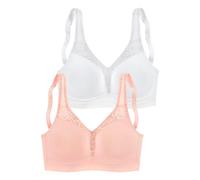 PETITE FLEUR Sujetador rosa / blanco 85xE rosa / blanco