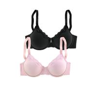 PETITE FLEUR Sujetador rosé / negro 85xE rosé / negro
