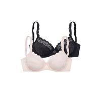 PETITE FLEUR Sujetador talco / negro 80xE talco / negro