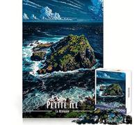 Petite Île, Isla de la Reunión Rompecabezas de 1000 Piezas para Adolescentes Juguete Que desafía la Mente Pasatiempo Tranquilo Corte preciso Regalo de Temporada (38x52cm)
