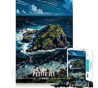 Petite Île, Isla de la Reunión Rompecabezas de 1000 Piezas para Adolescentes Juguete Que desafía la Mente Pasatiempo Tranquilo Corte preciso Regalo de Temporada (38x52cm)