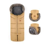 Petite&Mars Saco de dormir para cochecito Fusak 4v1 Arctic * Saco de dormir de invierno para cochecito, silla de paseo y asiento de coche * cálido * impermeable * resistente al viento, Elegante juego