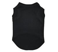 Petitebella - Camisa de algodón para Cachorro, Color Negro